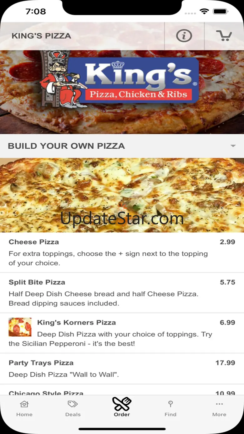 Kings Pizza, Chicken and Ribs 2.04