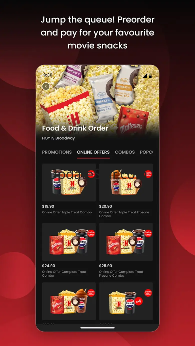 HOYTS Cinemas Australia 6.0.5