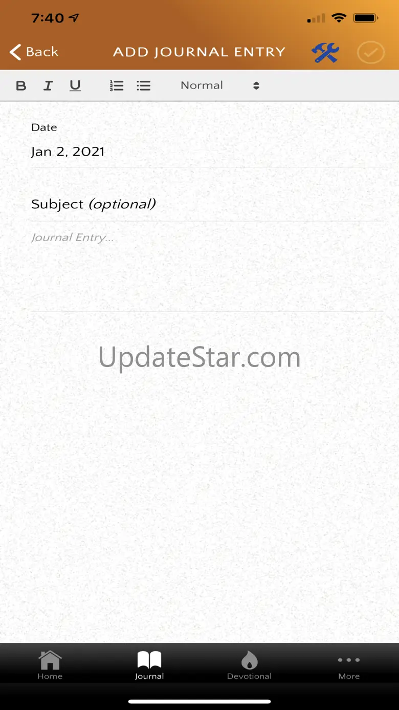 OnlinePrayerJournal 1.1.0
