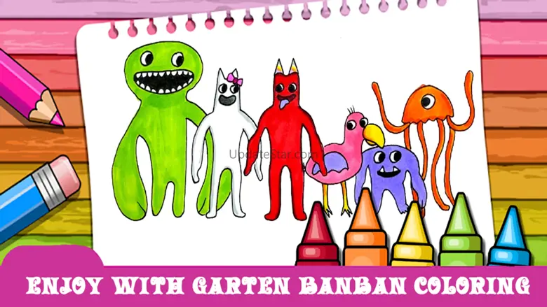 Garten Banban Coloring Book V9