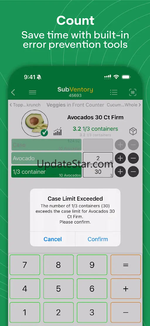 SubVentory 9.34