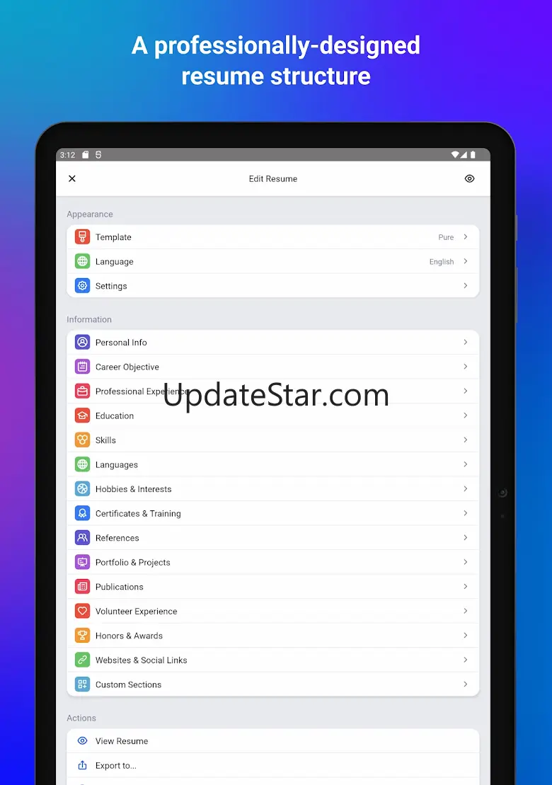 cvDoc: AI resume builder 2.5