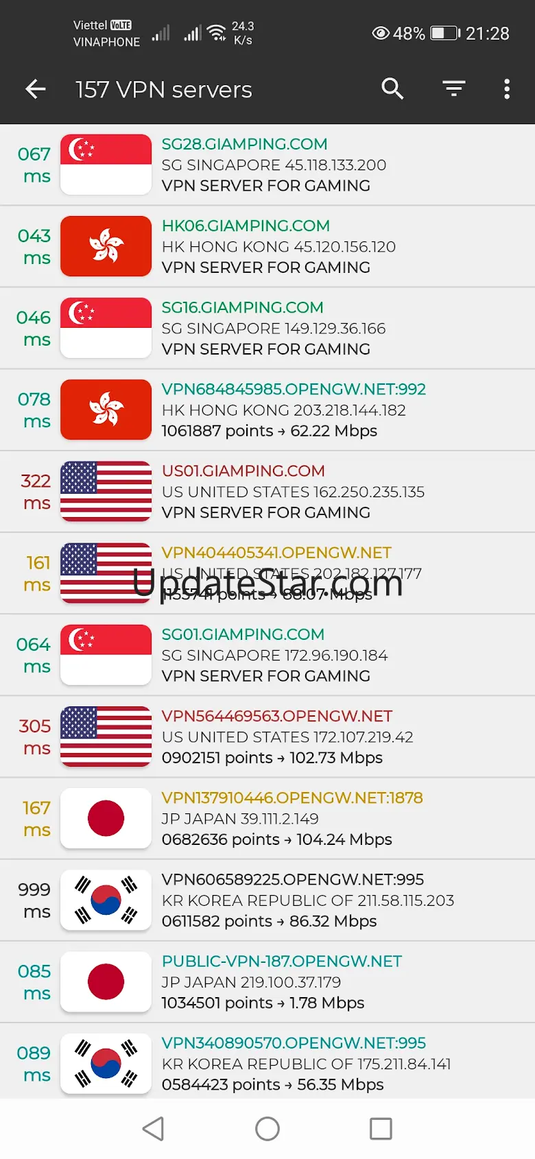 GPVPN - Exit Lag Mobile Games 1.2.94