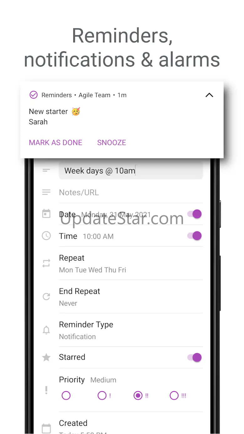 Reminders to do list and notes 0.55.3