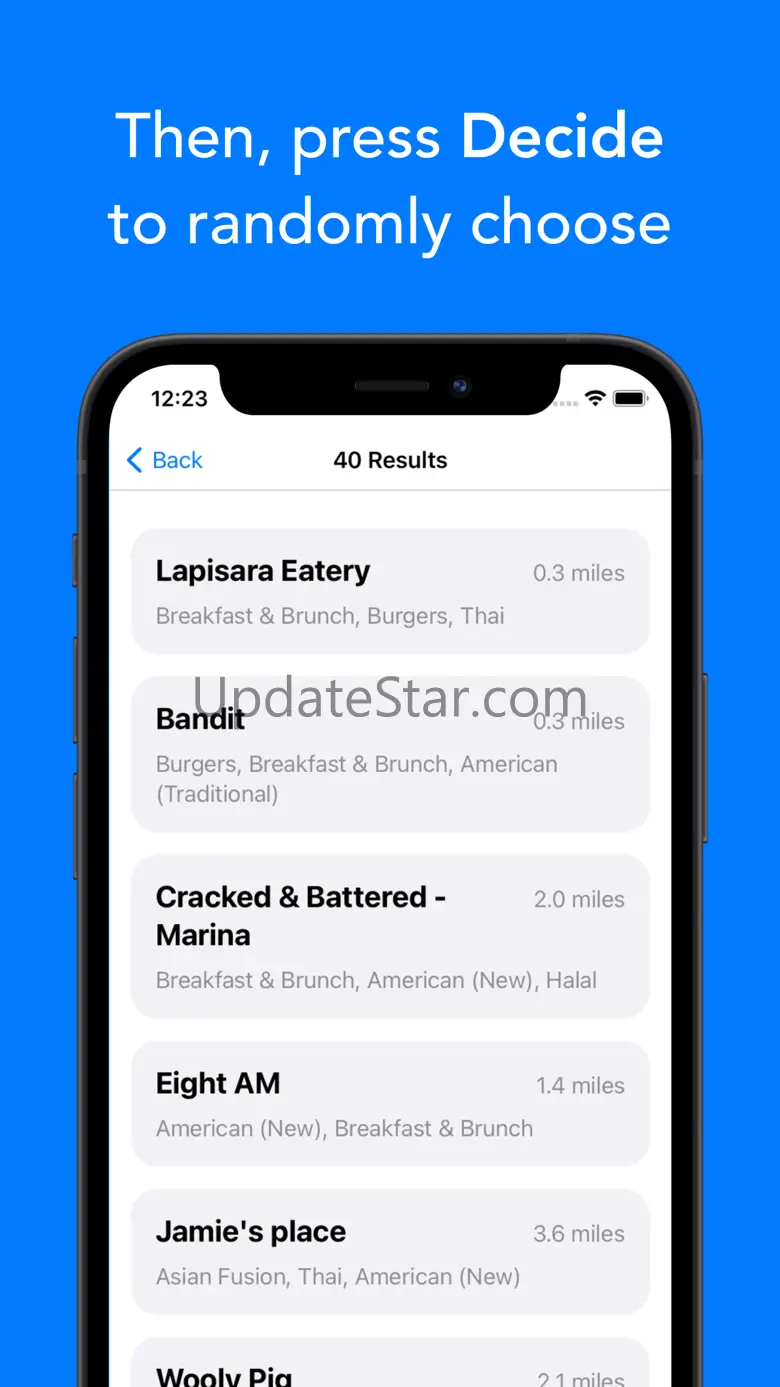 Decide - Restaurant Roulette 1.0