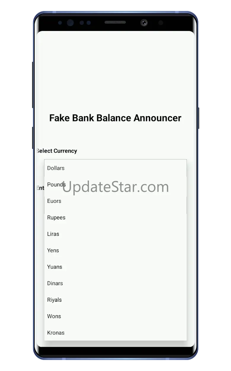 Fake Bank Balance Announcer 1.2