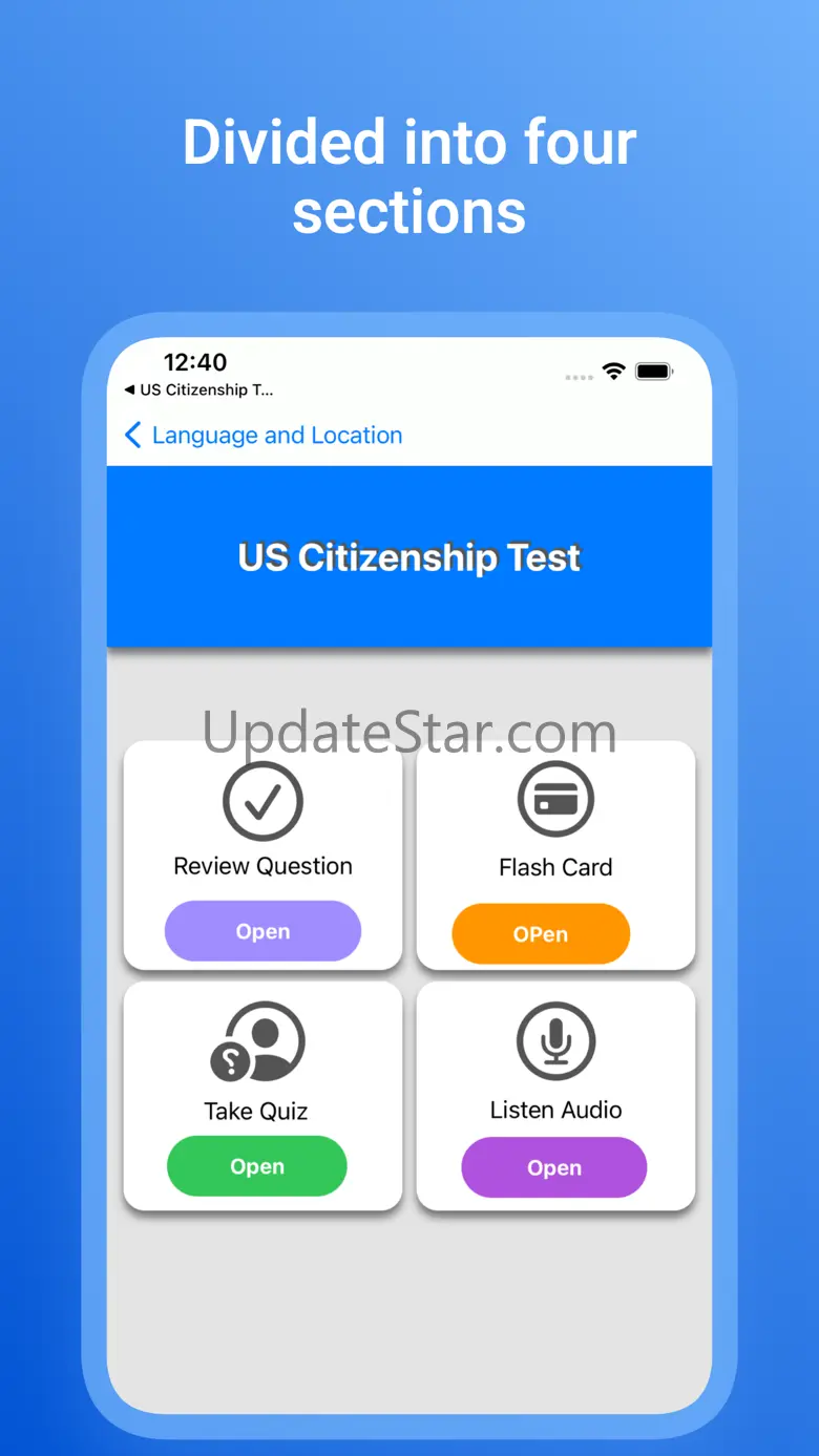 The US Civic Test 1.2