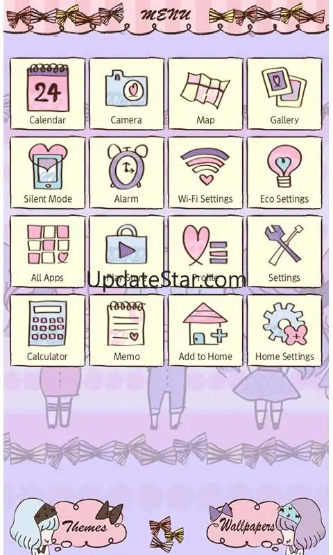 -Ribbon Girls- Theme +HOME 1.0