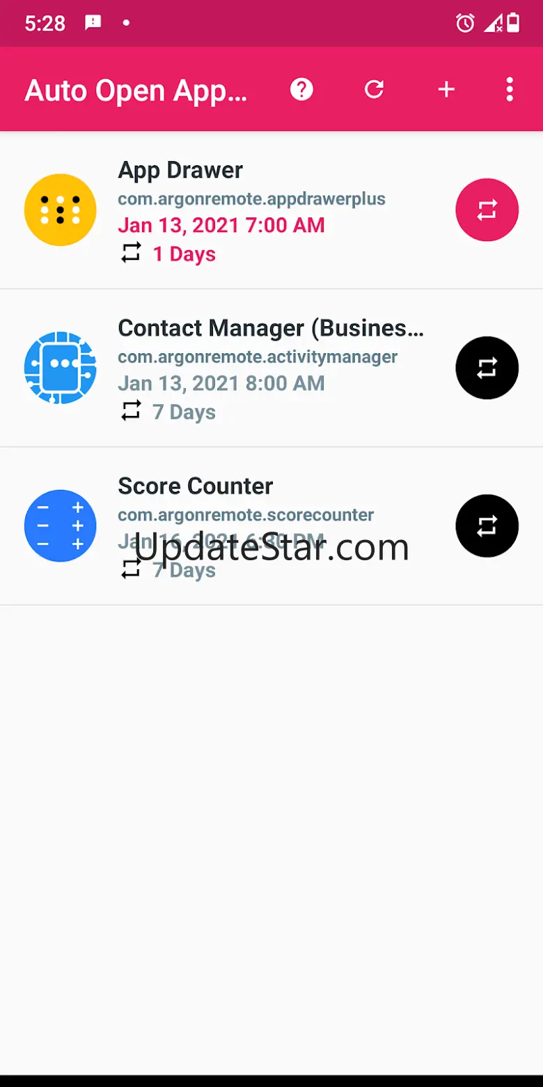 Open App Scheduler 2.22