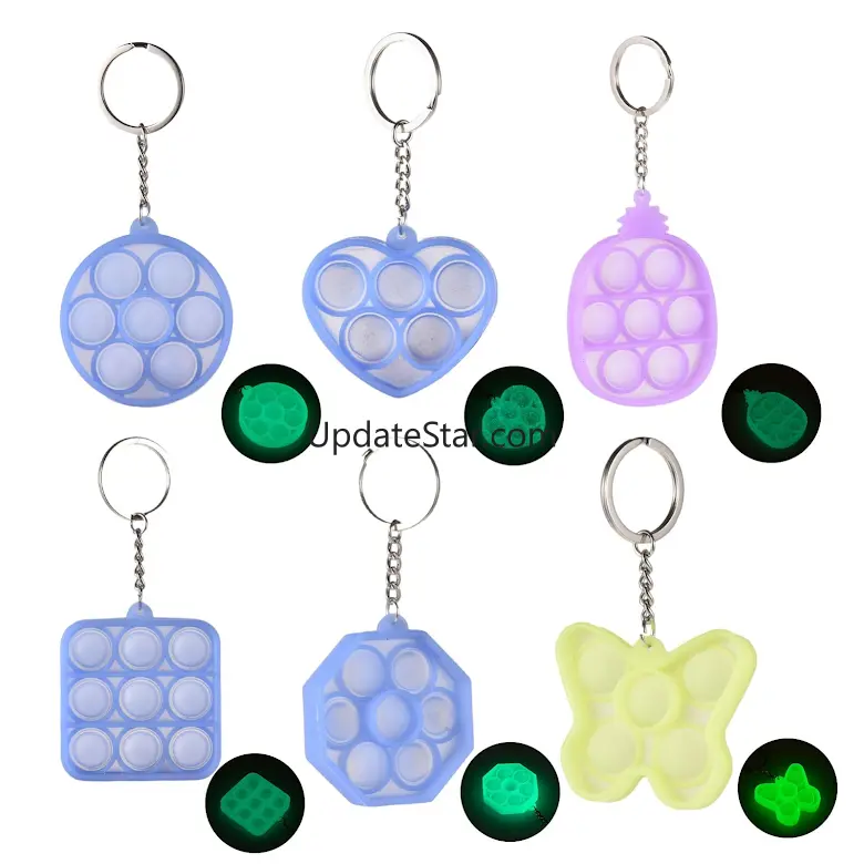Glow In The Dark pop It Toys 2.0