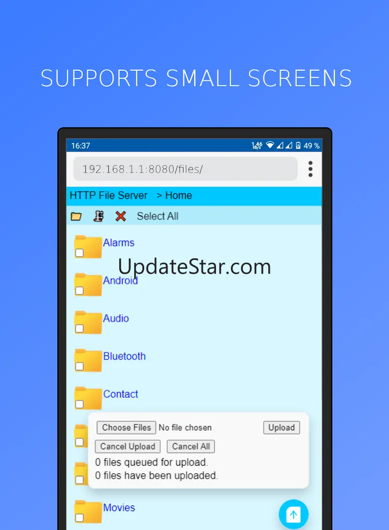HTTP File Server (+WebDAV) 1.6.1