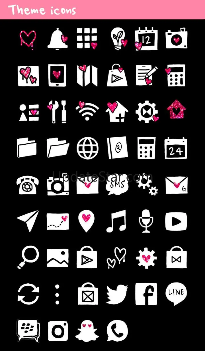 Glitter Hearts  Wallpaper 1.0.0