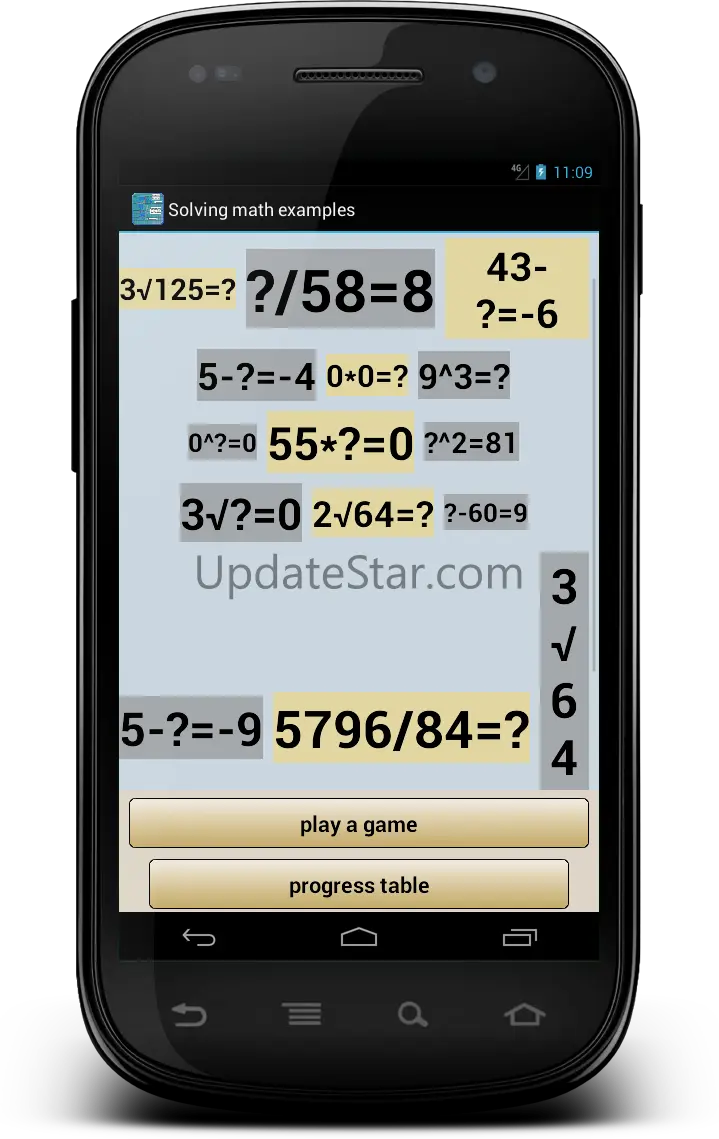 Solving math examples