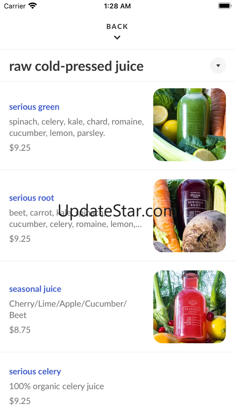 Thrive Juicery 3.13.0