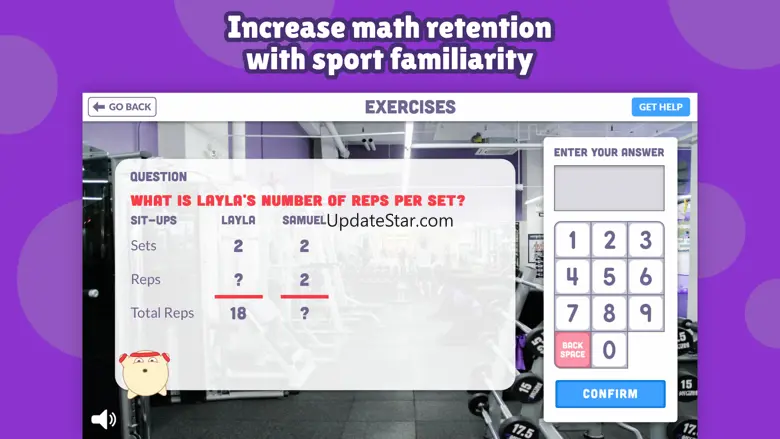 Math Fluency with Sports: x, ÷ 1.7