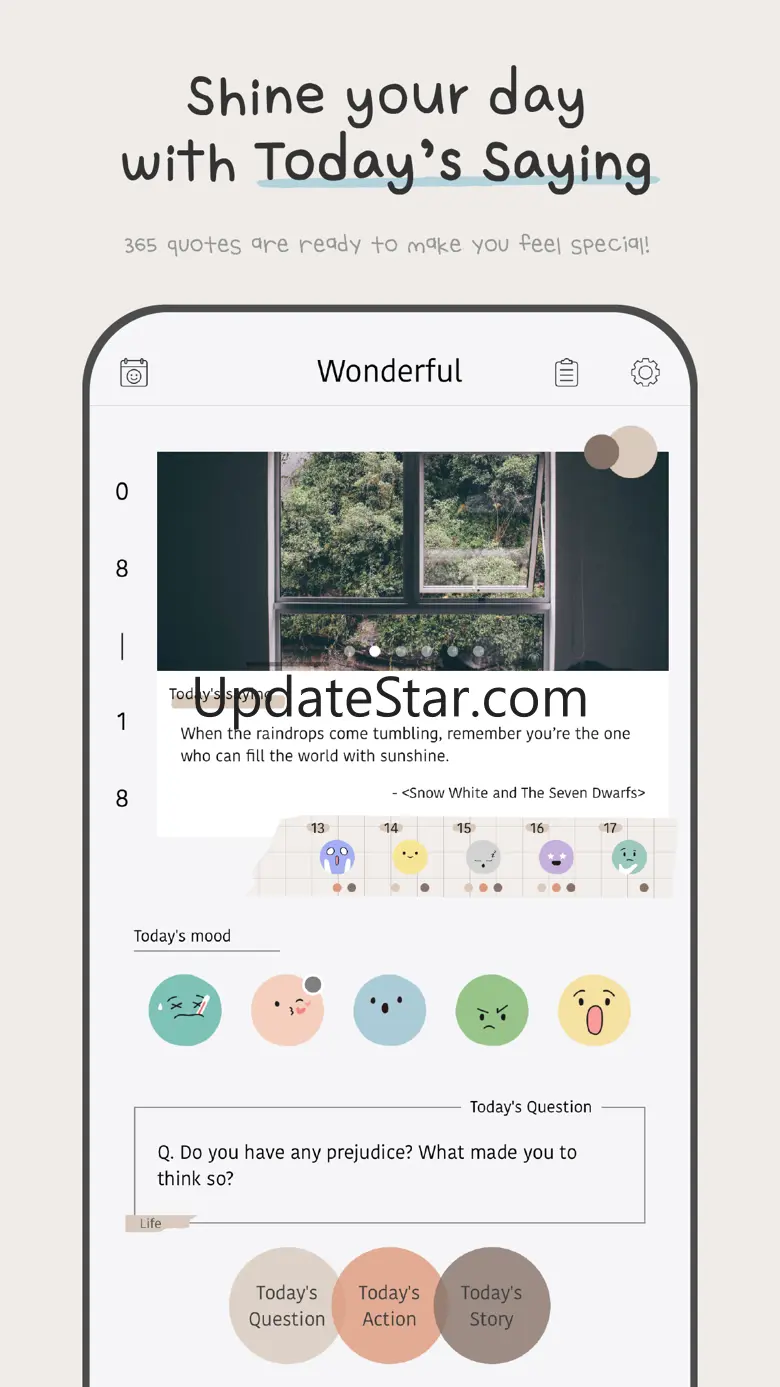 Wonderful - Self-Esteem Diary 2.2.1