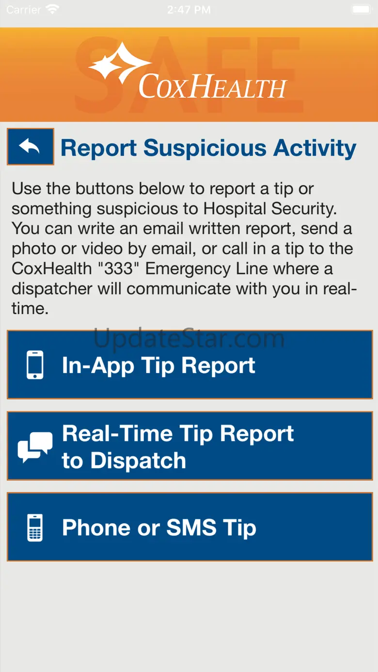 CoxHealthSAFE 1.1