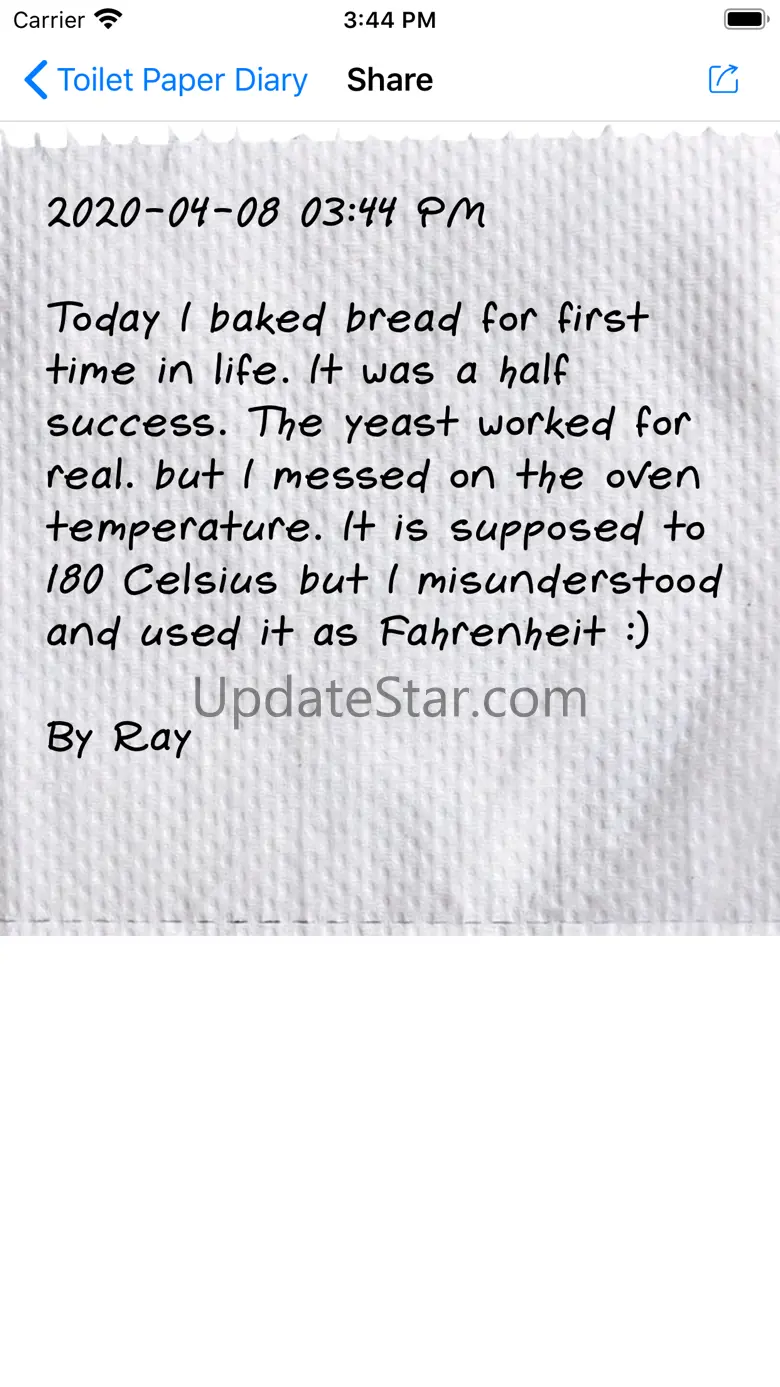 Toilet Paper Diary 1.1