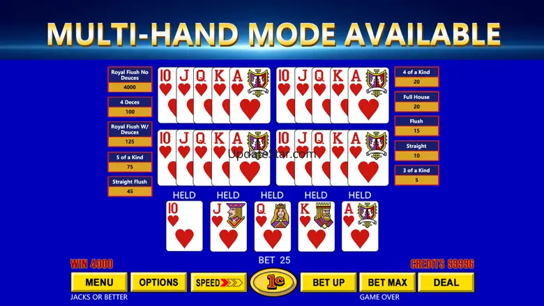 Pocket Video Poker King 1.0