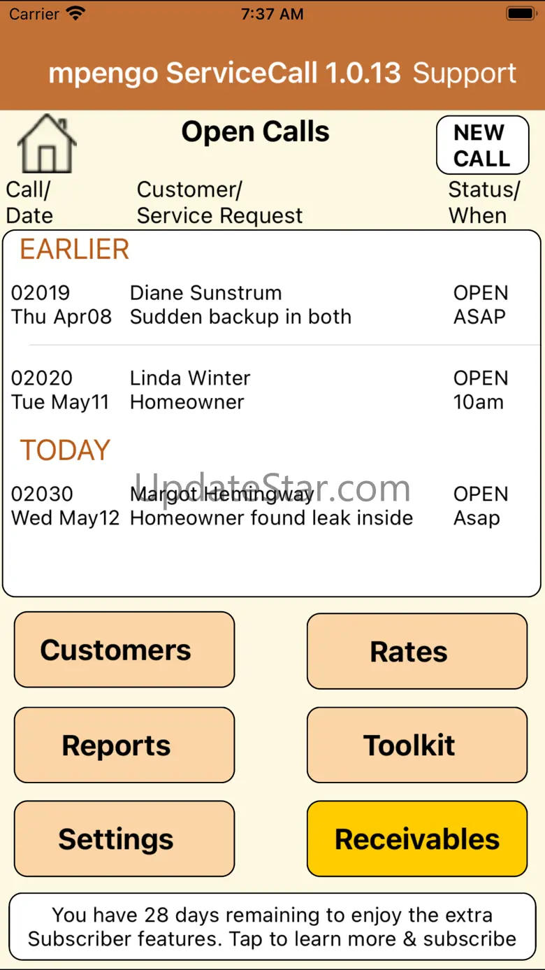 Service Call Plus 2.4.1