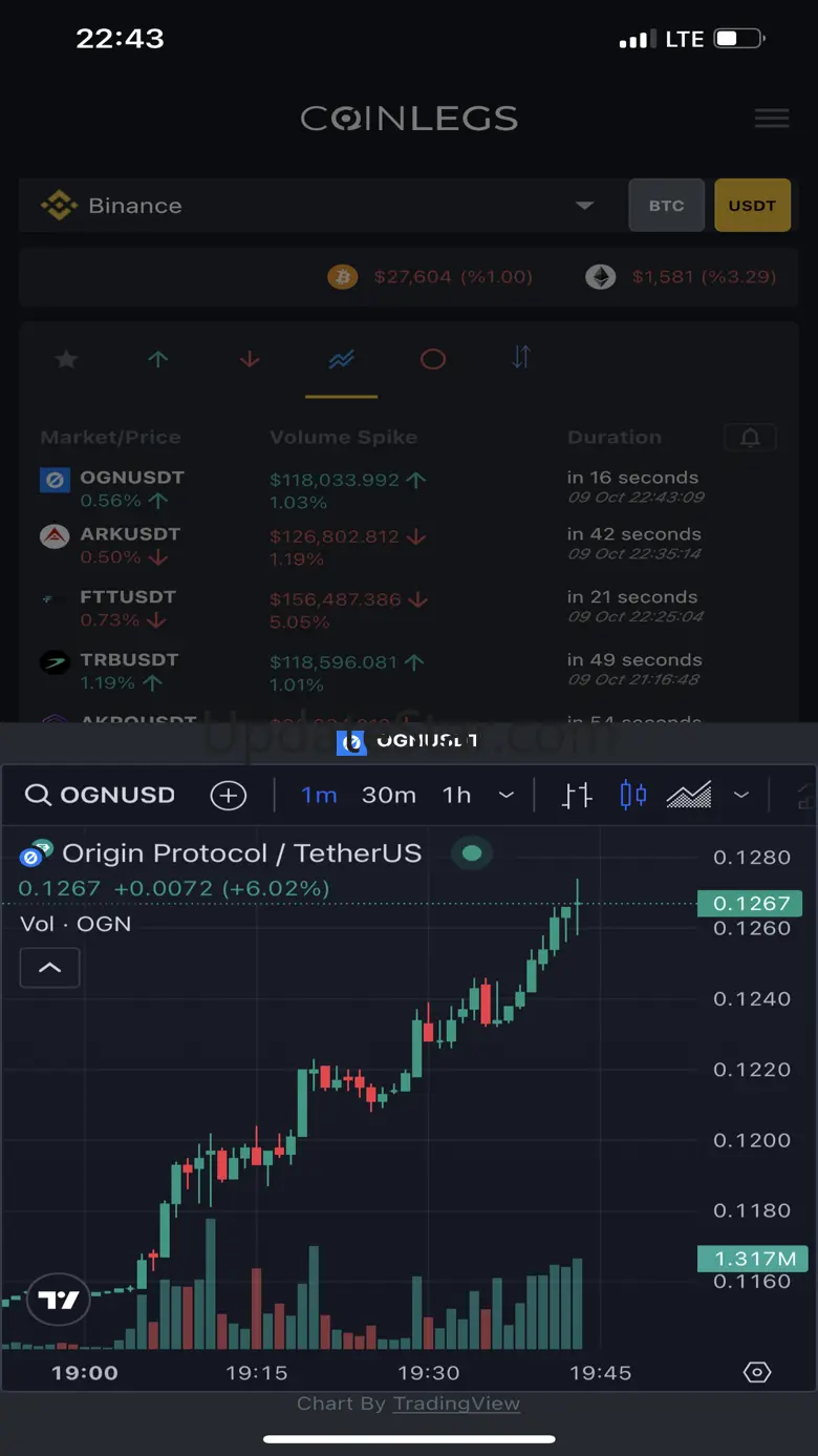 CoinLegs: Crypto Alerts & Bots 3.0.4