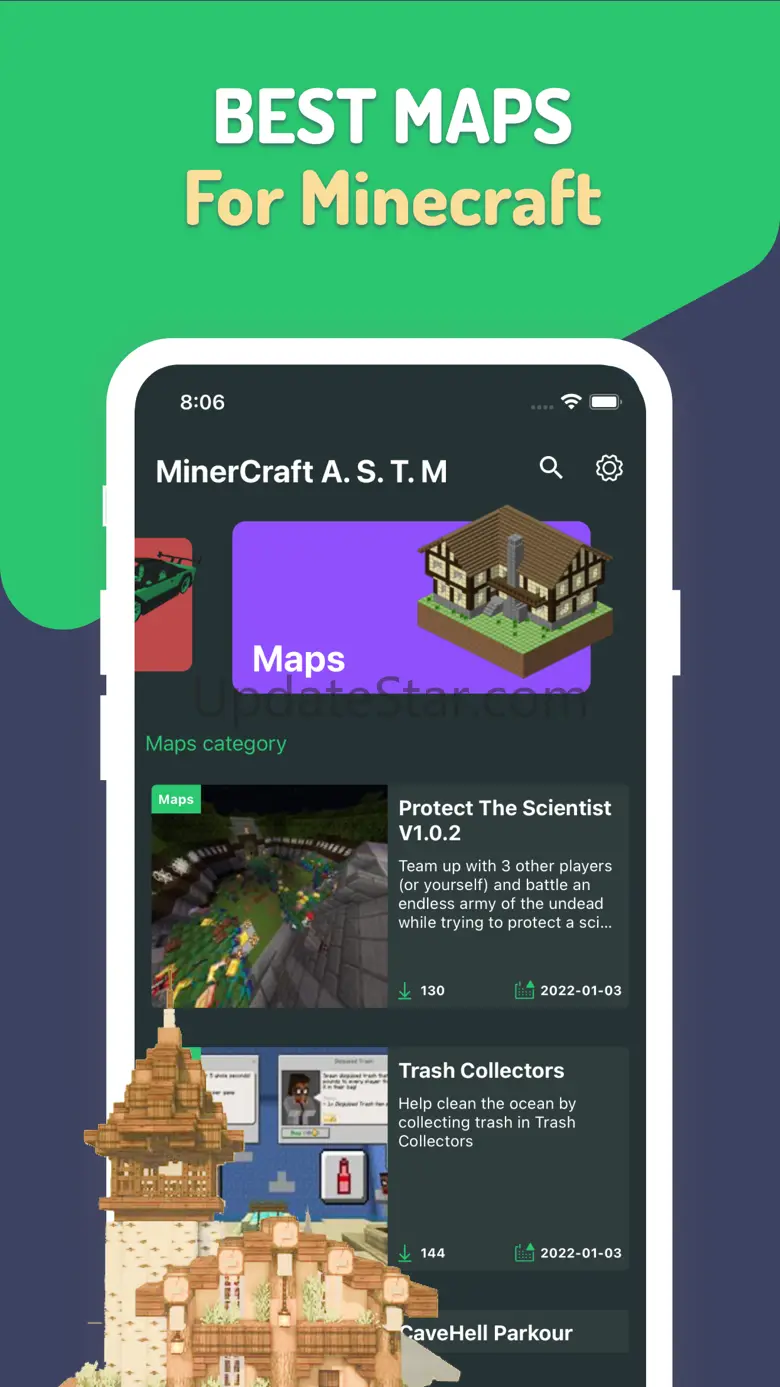 Craft Addons, Map, Skins 1.6.1