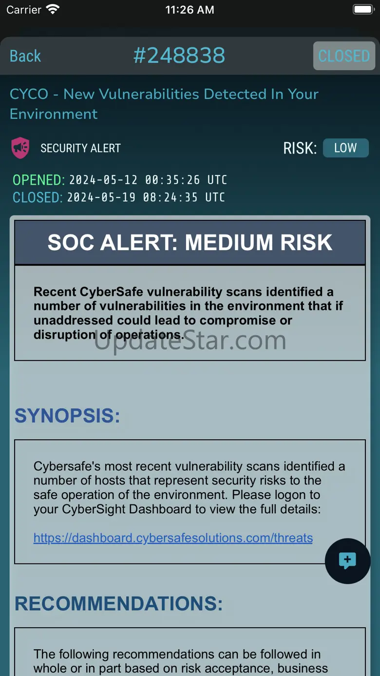 CyberSight by CyberSafe 2.0.02