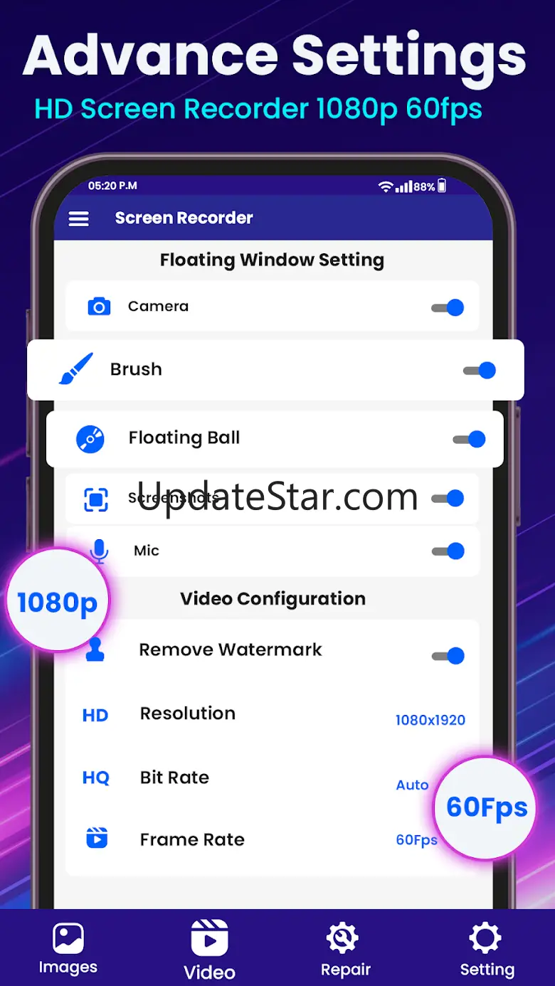 Screen Recorder- Video Record 7.9
