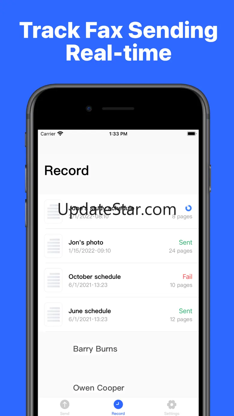 Easy Fax : Send From iPhone 1.2
