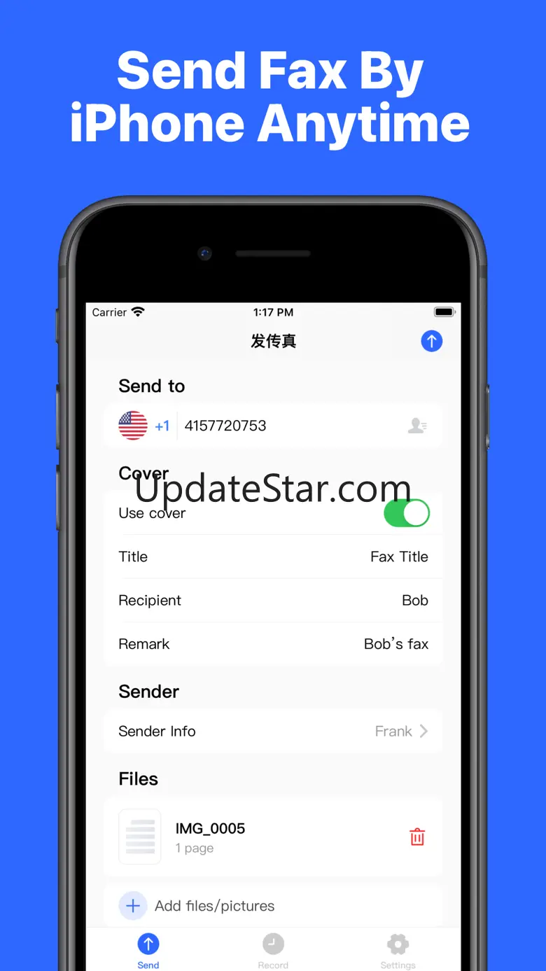 Easy Fax : Send From iPhone 1.2
