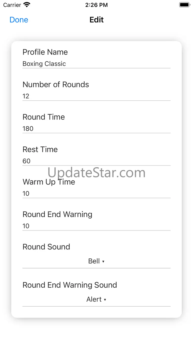 Boxing Timer : Interval Timer 1.3.0