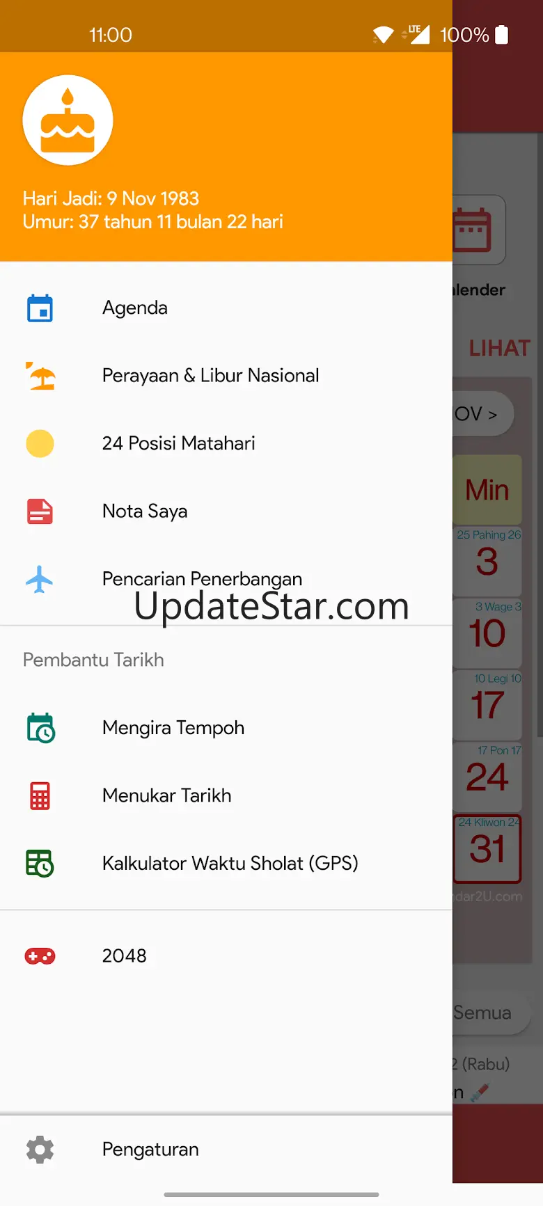 Indonesia Calendar 6.1.4
