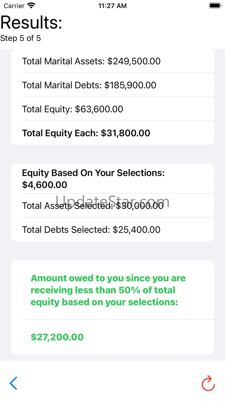 EZ Divorce Calculator 1.1