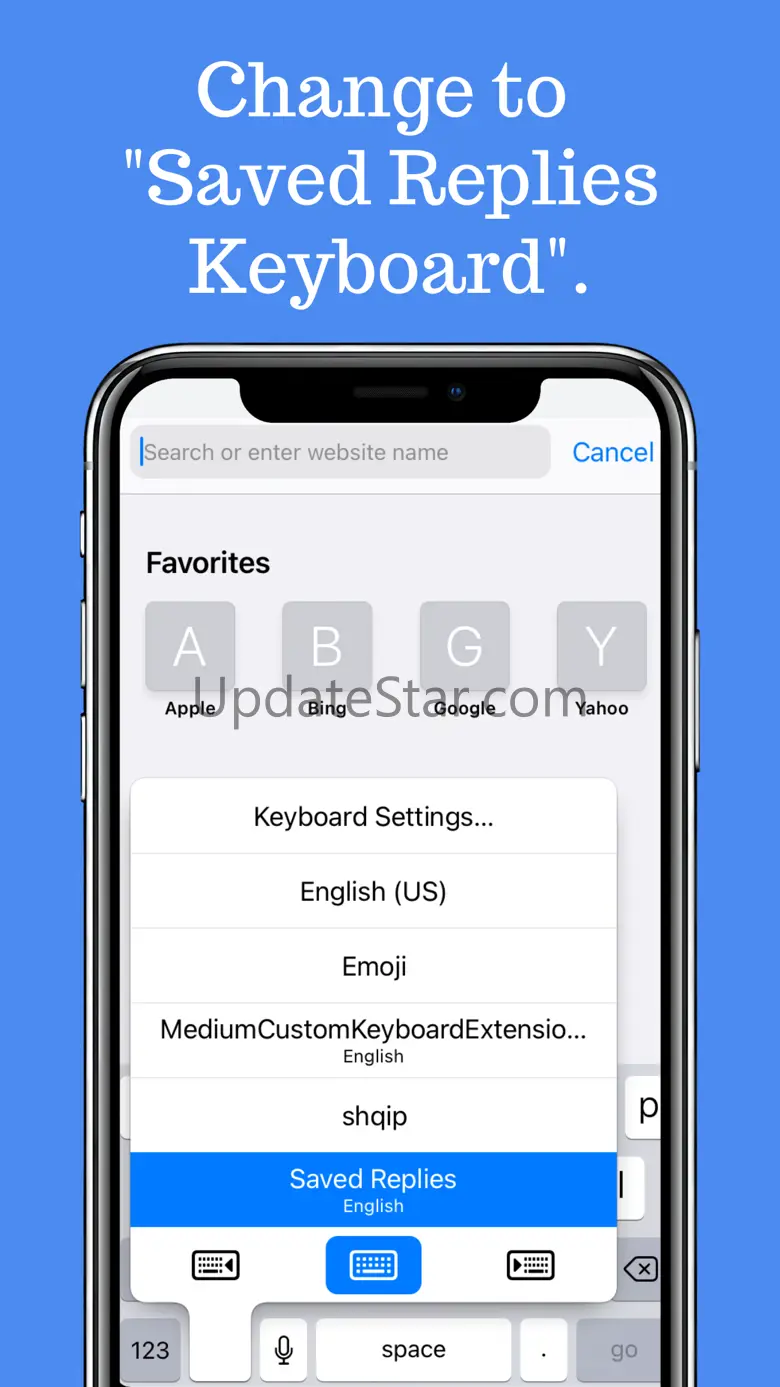 Saved Replies Keyboard 1.4