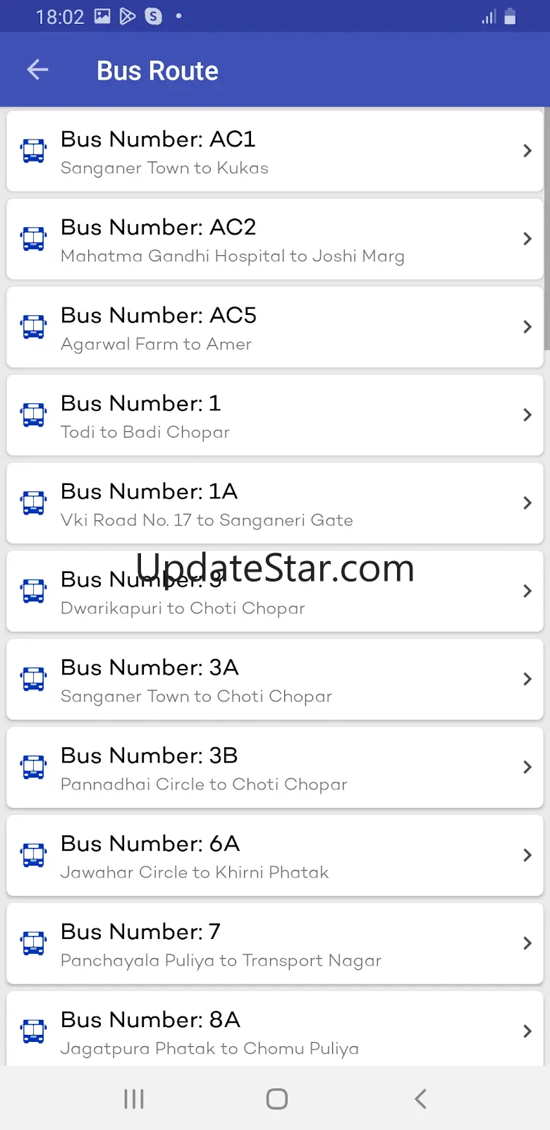 Jaipur Travel - Route Map Fare 1.10