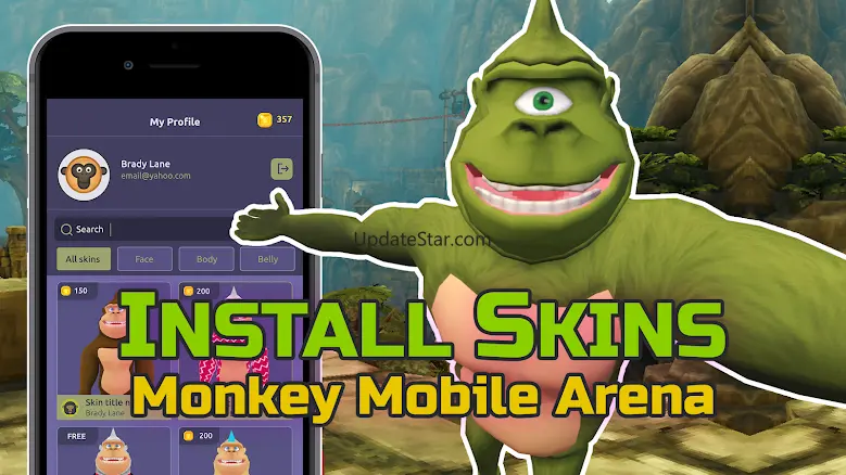 Gorilla Skins for Monkey Arena 3.1