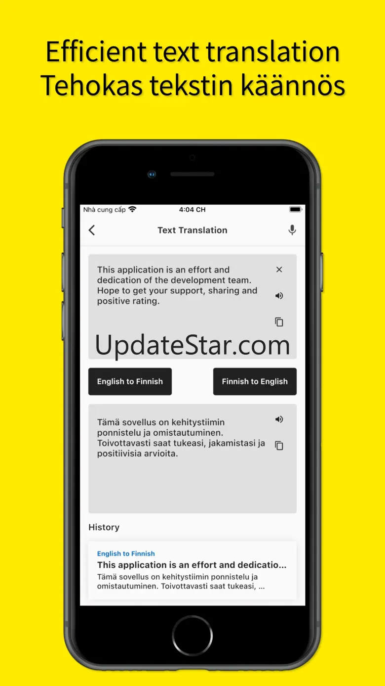 Finnish to English Translation 1.0.2