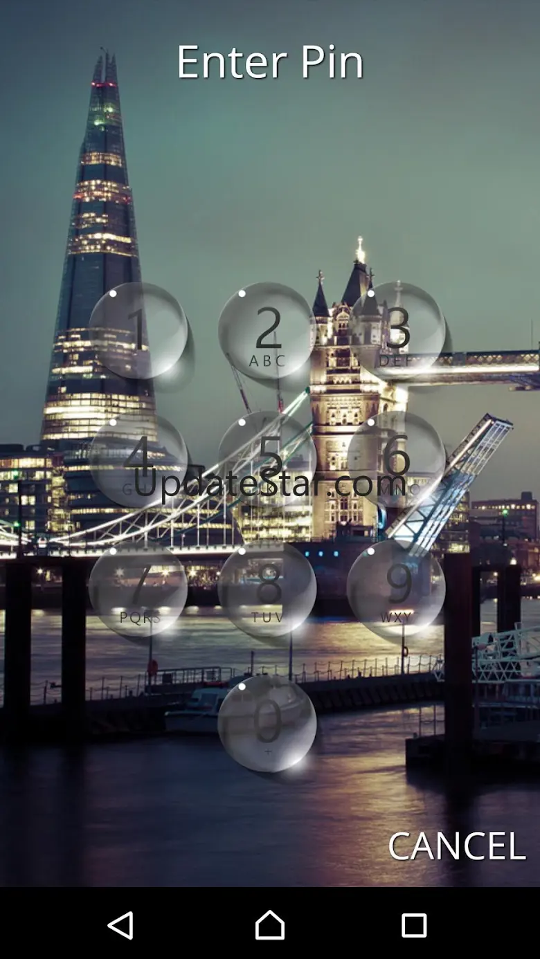 Lock screen - water droplet 1.014