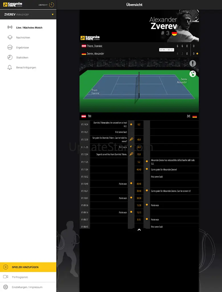 Tennis Fan - ATP / WTA 6.0.4