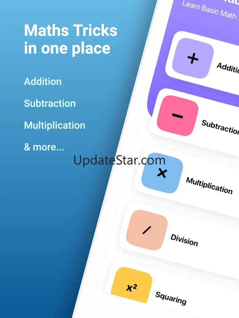 Maths tricks app offline 1.0.0