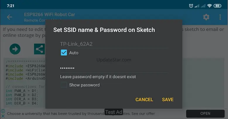 ESP8266 WiFi Robot Car 1.2