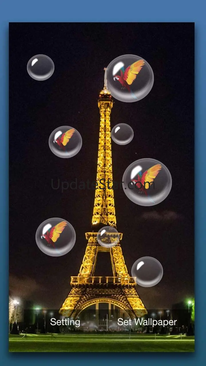 Paris Night Live Wallpaper 6.3