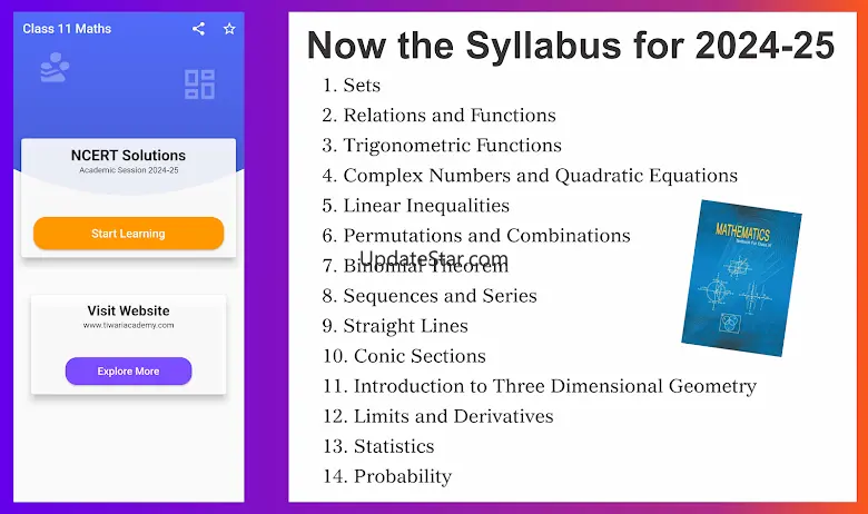 Class 11 Maths for 2024-25 24.11.4