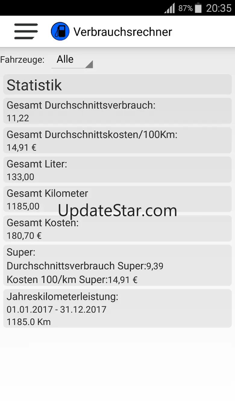 Verbrauchsrechner 3.6