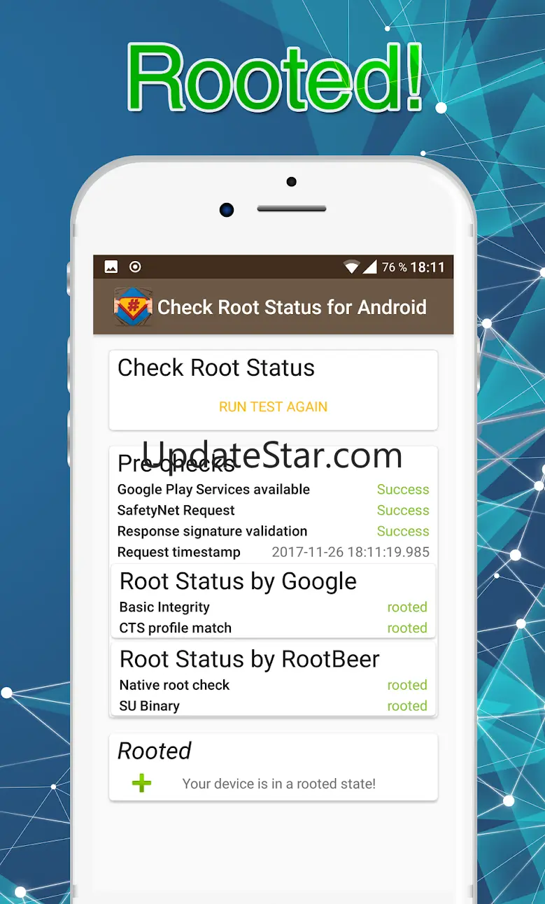 Check Root Status - with Safet 0.2.6.1
