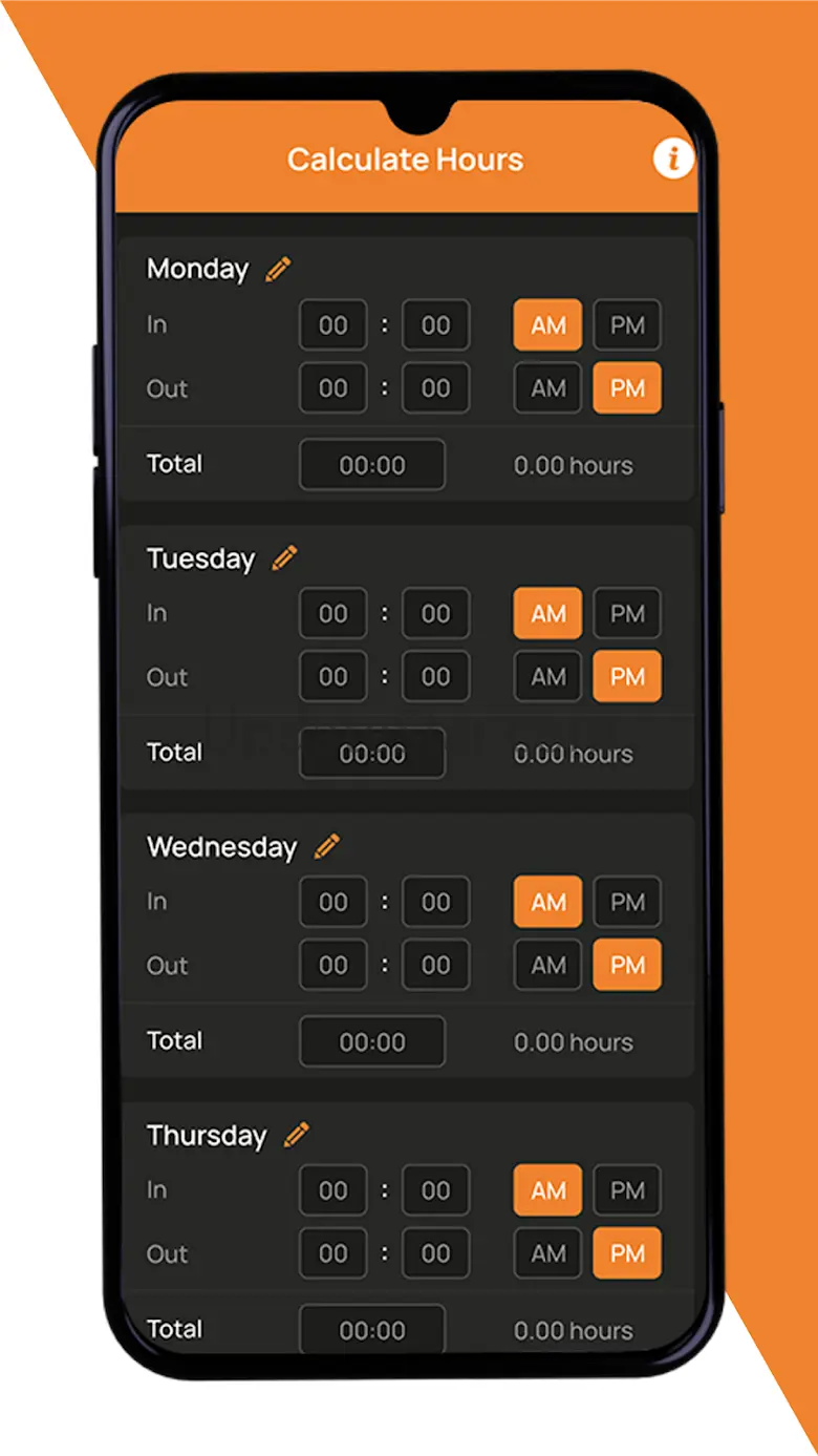Calculate Hours Pro' 2.11