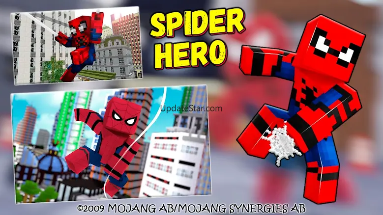 Mod Spider Hero [MCPE Addon] 2.0