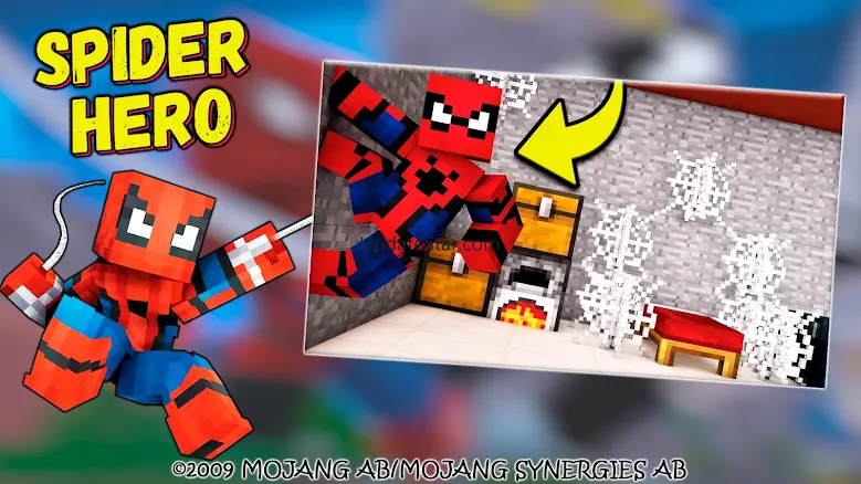 Mod Spider Hero [MCPE Addon] 2.0