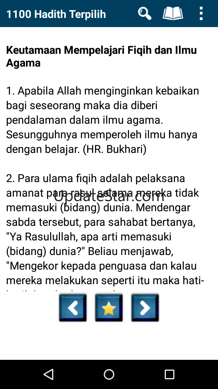 1100 Hadith Terpilih Terjemaha 1.1