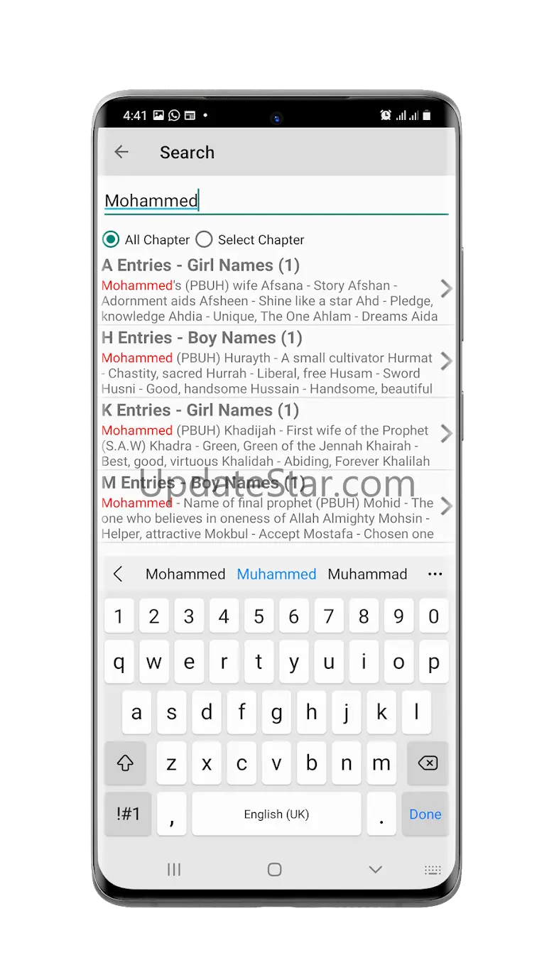 Muslim Names and Meanings 1.13